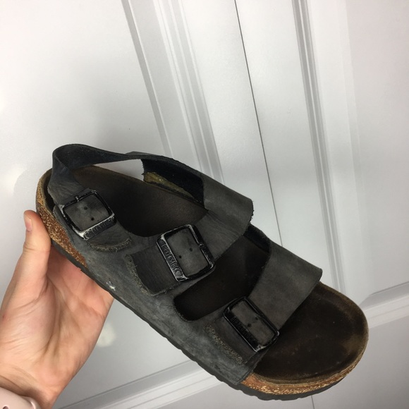 Birkenstock Other - Gray Birkenstocks with Back Strap